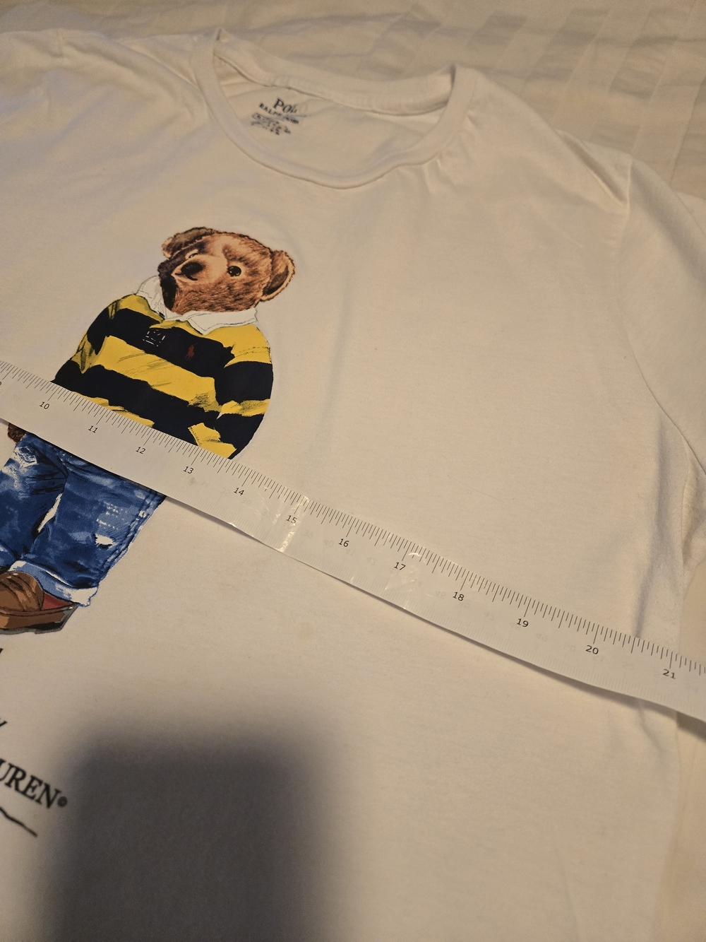 Polo bear By Ralph Lauren White Crewneck Tee - Picture 5 of 5